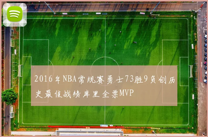 2016年NBA常规赛勇士73胜9负创历史最佳战绩库里全票MVP